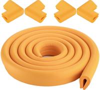 CANDeal 2 mètres de protection de bords en forme de U et 4 x kit de protection de coins, facile à installer, mousse haute densité de première qualité protection bébé outil ménager pour table, banc et 