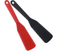 CANDeal 2 pièces de silicone Spatule à omelette Spatule à retourner Résistante à la chaleur Spatule à crêpes Spatule de cuisson antiadhésive pour la cuisson des œufs Burger Pizza Steak Omelette Crêpes