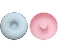 CANDeal 2PCS 21,5 cm grands moules à gâteaux ronds striés en silicone, faites vos gâteaux comme des moules à beignets