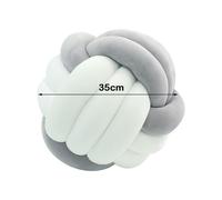 CANDeal 35cm coussin à noeuds, coussin noué pour canapé, lit, décorat, coussin décoratif noeud, coussin boule à noeuds, bébé lit chambre décor jouet fait main, créativité mode cadeau