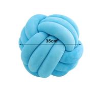 CANDeal 35cm coussin à noeuds, coussin noué pour canapé, lit, décorat, coussin décoratif noeud, coussin boule à noeuds, bébé lit chambre décor jouet fait main, créativité mode cadeau