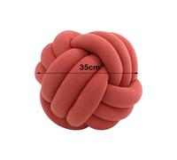 CANDeal 35cm Coussin à nouer, Coussin noué pour canapé, lit, décoration, Coussin décoratif Nœud, Coussin boule à nouer