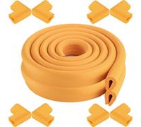 CANDeal 4 mètres de protection de bords en forme de U et 8 x kit de protection de coins, facile à installer, mousse de première qualité haute densité protection bébé outil ménager pour table, banc et 