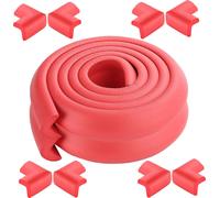 CANDeal 4 mètres de protection des bords en forme de L et 8 x kit de protection des coins, mousse haute densité premium bébé outil ménager de protection pour table, banc et autres meubles de maison - 