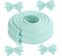 CANDeal 4 mètres de protection des bords en forme de L et 8 x kit de protection des coins, mousse haute densité premium bébé outil ménager de protection pour table, banc et autres meubles de maison - 