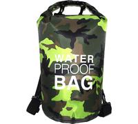CANDeal Camouflage sac étanche à sec, sac à dos léger Roll Top Dry Storage pour le kayak, la plage, le rafting, le bateau, la randonnée, le snowboard, la natation, le camping et la pêche (vert,5L)