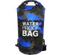 CANDeal Camouflage Sac étanche à sec, sac à dos léger Roll Top Dry Storage pour le kayak, la plage, le rafting, le bateau, la randonnée, le snowboard, la natation, le camping et la pêche (bleu roi,10L
