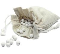 CANDeal haricots de cuisson en céramique, boules de cuisson à blanc réutilisables et résistantes à la chaleur pour pâtés, tartes et pâtes sablées, accessoires de cuisson, env. 500 g