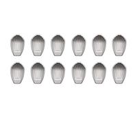 CANDeal Lot de 12 moule a madeleine individuelles, moule à gâteau en forme de coquillage