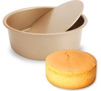 CANDeal Moule à gâteau rond anti-adhésif de 6 pouces, Poêle à gâteau au fromage rond anti-adhésif, Moules de cuisson à changement rapide pour le pain Pizza
