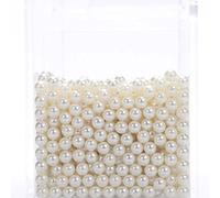 CANDeal Perles Blancs pour Boîte de Rangement Organisateur Maquillage pour Pinceaux Transparent en Acrylique 1000 pcs
