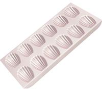 CANDeal Poêle à madeleine pour 12 tasses, plateau à madeleine antiadhésif en acier carbone, or