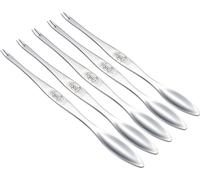 CANDeal Set de 5 outils de cuisine de pique-nique pour les fruits de mer, Set de fourchettes à homard, Combinaison De Fourchette À Fruits Et De Cuillère À Mélanger