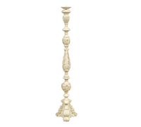 Candélabre Candelière En Bois Blanc Vieilli Shabby Chic 150