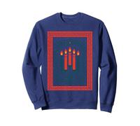 Candélabre de l'Avent stylisé de Noël Nordique inspiré de la Nature Sweatshirt