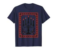 Candélabre de l'Avent stylisé de Noël Nordique T-Shirt