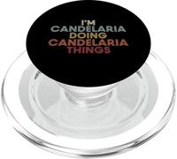 Candelaria Name Candelaria Personalized Name First Given PopSockets PopGrip pour MagSafe