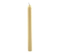 Candele colore pieno cylindriques, Ivoire, Bougies diamètre 1,9 cm Hauteur 20 cm