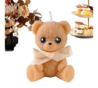 candelee Orso Per Doccia- 5 * 4 * 6,2 Cm Decorazione Casa Carina Con Profumo Naturale Estetica | Favori Per Shower | Per Angoli Soggiorno Librerie Giornaliero Ringraziamento Compleanno