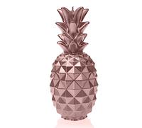 Candellana Bougie à la paraffine ananas - 75 x 75 x 153 mm - Or rose - Bougie décorative - Bougie esthétique 3D - Bougies décoratives - Bougie décorative - Bougie décorative - Bougie décorative