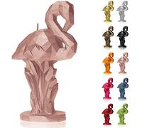 Candellana Fait Main Flamingo Low-Poly Bougie Cadeau - Drôle - Bougie Décorative - Home Décor - Cadeaux pour Les Amis - Mèche en Coton - Durée de Combustion 24h - Rose Gold Bougie