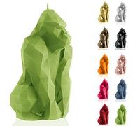 Candellana Fait Main Gorilla Low-Poly Bougie Cadeau - Drôle - Bougie Décorative - Home Décor - Cadeaux pour les Amis - Mèche en Coton - Durée de Combustion 79h - Lime Bougie