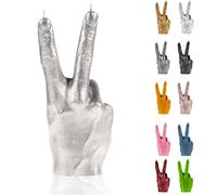 Candellana Hand Peace Bougie - Figurine de Main - Déco Cool - Déco Gothique - Bougie déco Grunge - Déco Heavy Metal - Décoration de Chambre Grunge - Gadgets de Bureau - Bougie déco - Bougie marrante