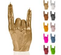 Candellana Hand RCK Bougie - Figurine de Main - Déco Cool - Déco Gothique - Bougie déco Grunge - Déco Heavy Metal - Décoration de Chambre Grunge - Gadgets de Bureau - Bougie déco - Bougie marrante