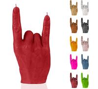 Candellana Hand RCK Bougie - Figurine de Main - Déco Cool - Déco Gothique - Bougie déco Grunge - Déco Heavy Metal - Décoration de Chambre Grunge - Gadgets de Bureau - Bougie déco - Bougie marrante
