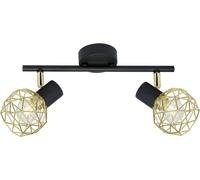 Candellux Acrobat plafonnier 2x40 W noir-doré 92-66336