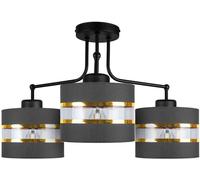 Candellux Andy plafonnier 3x40 W noir-doré 33-06141