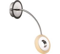 Candellux Arm applique murale 1x5 W noir-chrome 21-62628