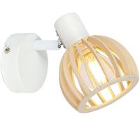 Candellux Atarri applique murale 1x25 W blanc-bois 91-68019