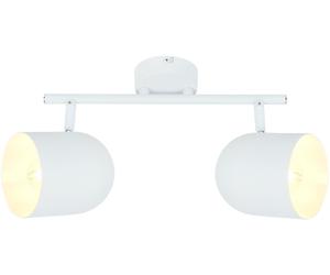 Candellux Azuro plafonnier 2x40 W blanc 92-63250