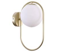 Candellux Cordel applique murale 1x28 W blanc-laiton 21-73440