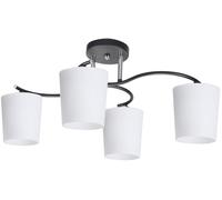Candellux Esnyr plafonnier 4x40 W blanc-noir-chrome 34-22677