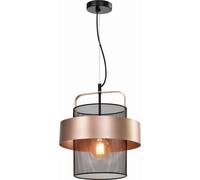 Candellux Fiba lampe suspendue 1x40 W noir-cuivre 31-78490