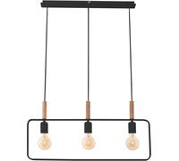 Candellux Frame lampe suspendue 3x60 W noir-bois 33-73525