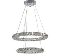 Candellux Lords lampe suspendue 2x24 W chrome 31-32515