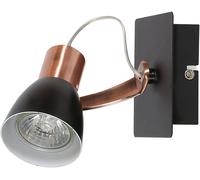 Candellux Markus applique murale 1x50 W noir-cuivre 91-35554-M