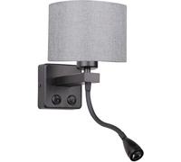 Candellux Polo applique murale 2x40 W noir-gris 21-75499