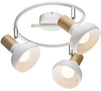 Candellux Puerto plafonnier 3x40 W blanc-bois 98-62697