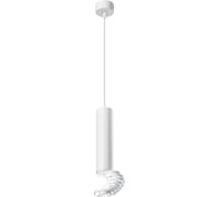 Candellux Tuba lampe suspendue 1x50 W blanc 31-77707