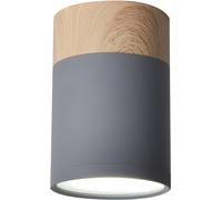 Candellux Tuba plafonnier 1x15 W gris-bois 2284262