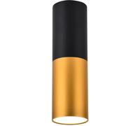 Candellux Tuba plafonnier 1x15 W noir-doré 2282688