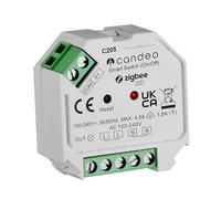 Candeo Module de commutateur intelligent Zigbee | Sans fil et télécommande | Compatible avec Alexa et Google Home + Home Assistant, zigbee2mqtt et autres concentrateurs Zigbee | Polyvalent pour