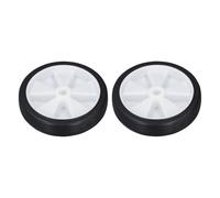 Candeon 2 pièces ensemble de roues de compresseur d'air 6 pouces roulette de compresseur d'air en caoutchouc en plastique pour le remplacement