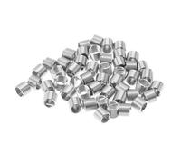 Candeon 50 pcs M10 en acier inoxydable SS304 fil enroulé inserts de filetage hélicoïdal (M10*1.5 * 1.5D)