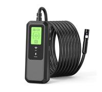 Candeon Caméra Endoscopique Smartphone avec LumièRe, WiFi Industriel Endoscope Camera, 1080P HD IP67 Etanche Camera Inspection Canalisation CaméRa D'Inspection De Serpent pour Auto, Plomberie