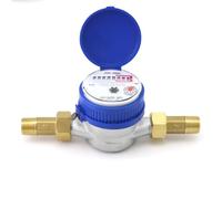 Candeon Compteur Eau Froide 1/2", Compteur d'eau Jardin Connecté Debitmetre Eau, 15mm Compteur d'eau DéBit Compteurs D Eau Robinet E Tuyau Arrosage avec Kit De Raccordement pour Jardin Et Maison